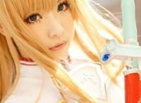 Cosplay福利/COSer贤儿《刀剑神域》战斗服版亚丝娜cosplay美女图片