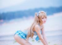 Cosplay福利/腿控福利Love Live!南小鸟 少女泳装COS