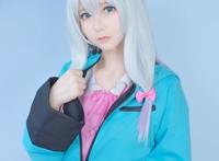 Cosplay福利/呆萌巨乳萝莉白丝袜蕾姆cosplay福利诱惑写真图片