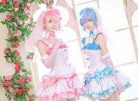 Cosplay福利/从零开始的异世界生活 拉姆蕾姆 萝莉白丝cosplay福利