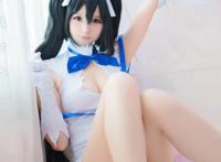 Cosplay福利/白丝绝对领域少女学园JK制服美图欣赏