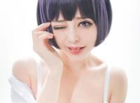 Cosplay福利/黑丝绝对领域JK制服少女 《人渣的本愿》女主安乐冈花火COSPLAY