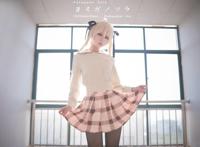 Cosplay福利/黑丝萌妹 缘之空春日野穹COSPLAY  cn:雫Killeen