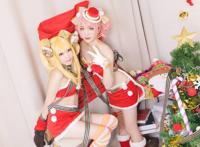 Cosplay福利/2016圣诞比基尼 偶像大师灰姑娘女孩COSPLAY 城崎美嘉   城崎莉嘉