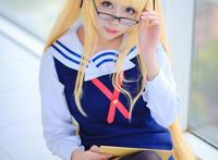 Cosplay福利/黑丝绝对领域制服美少女 泽村·斯潘塞·英梨梨COSPLAY