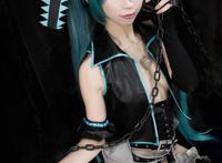 Cosplay福利/VOCALOID性感粉红骷髅医师COSPLAY 骸音钙