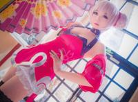 Cosplay福利/黑丝绝对领域旗袍少女 王者荣耀小乔COSPLAY  cn:楚楚子