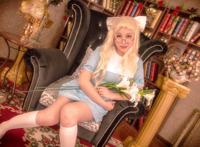 Cosplay福利/白丝绝对领域软妹子 零之地带cos白百合姬COSPLAY美图欣赏  cn:阿宣大饼子