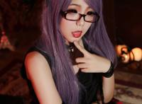 Cosplay福利/黑丝绝对领域暗黑少女 东京喰种神代利世COSPLAY  cn:烟玥