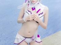 Cosplay福利/《泳衣小姐姐》从零开始的异世界生活 艾米莉娅COSPLAY  cn:Pingping
