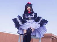 Cosplay福利/黑丝吊带袜绝对领域少女 时崎狂三COSPLAY