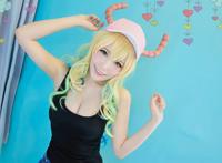 Cosplay福利/黑丝爆乳迷人小姐姐 小林家的龙女仆露科亚COSPLAY  cn:Atsushi淳