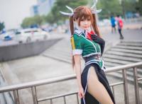Cosplay福利/《惊！没胖次》黑丝绝对领域少女 舰队Collection利根COSPLAY美图欣赏  cn:豆豆酱QWQ