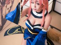 Cosplay福利/紫色丝袜绝对领域古装少女 Fate/Grand Order 玉藻前cosplay