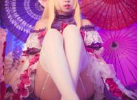 Cosplay福利/白丝吊带袜绝对领域少女 cn:球菌_菌魔乱舞