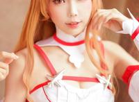 Cosplay福利/《刀剑神域》亚丝娜cos