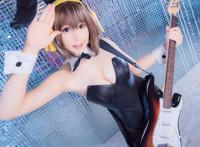 Cosplay福利/凉宫春日兔女郎黑丝福利COS