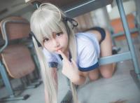 Cosplay福利/春日野穹-体操服cosplay