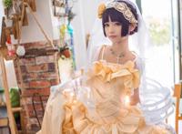 Cosplay福利/萝莉少女猫梓五更琉璃婚纱COS
