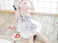 Cosplay福利/《缘之空》春日野穹睡裙COS