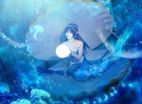 Cosplay福利/园田海未人鱼觉醒精美COS