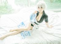 Cosplay福利/野猪桃桃宝《银魂》坂田银时COS