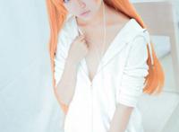 Cosplay福利/《EVA》明日香白衬衫福利COS