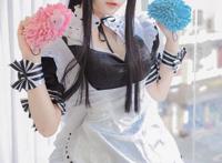 Cosplay福利/螺旋猫Miyuko白鬼院凛凛蝶女仆装Cos