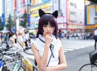 Cosplay福利/黑猫私服猫梓同学神还原COS