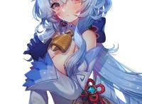  原神甘雨满脸白色液体中文汉化本全彩