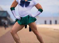 肌肉少年 战士 15岁肌肉展示真人漫画