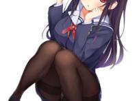 盘点动画中黑色连裤袜美少女