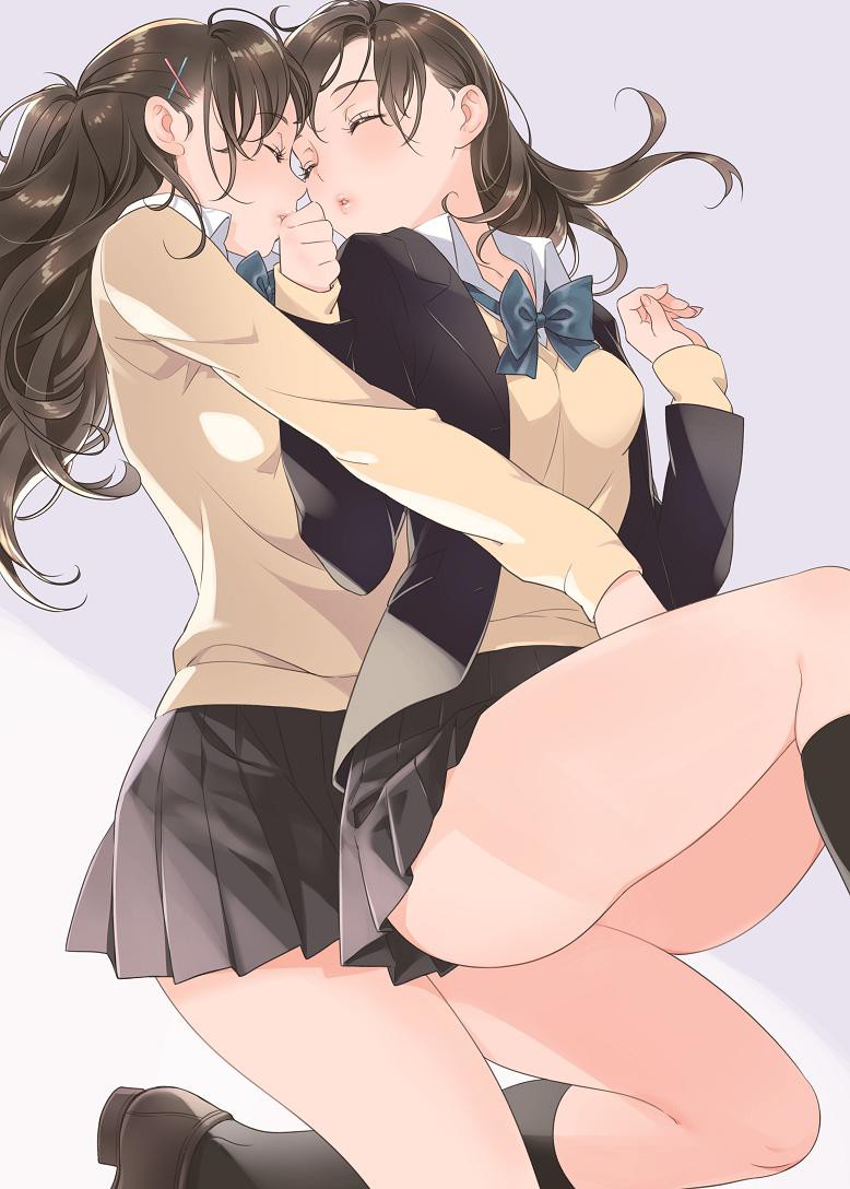 美女百合抚慰图百度图片