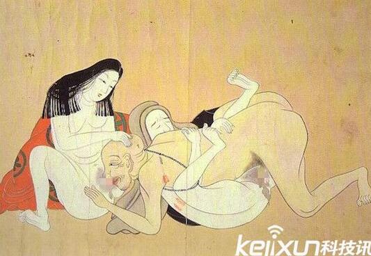 春公双人图片大全 古代日本春画图(3)(点击浏览下一张趣图)