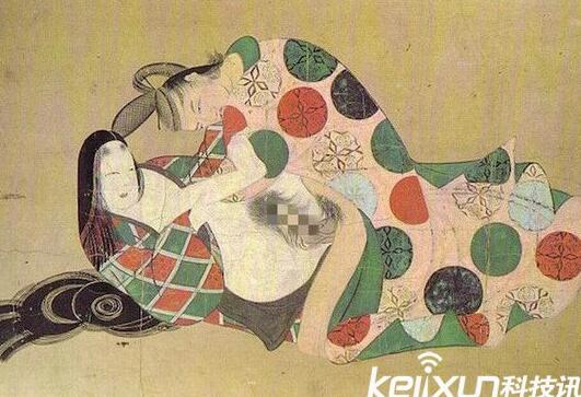 春公双人图片大全 古代日本春画图(4)(点击浏览下一张趣图)
