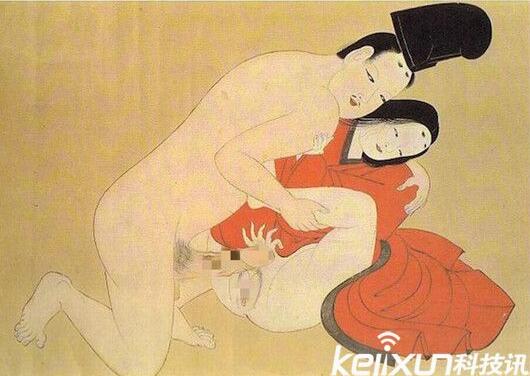 春公双人图片大全 古代日本春画图(5)(点击浏览下一张趣图)