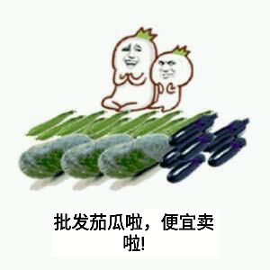 批发茄瓜啦，便宜卖啦(点击浏览下一张趣图)