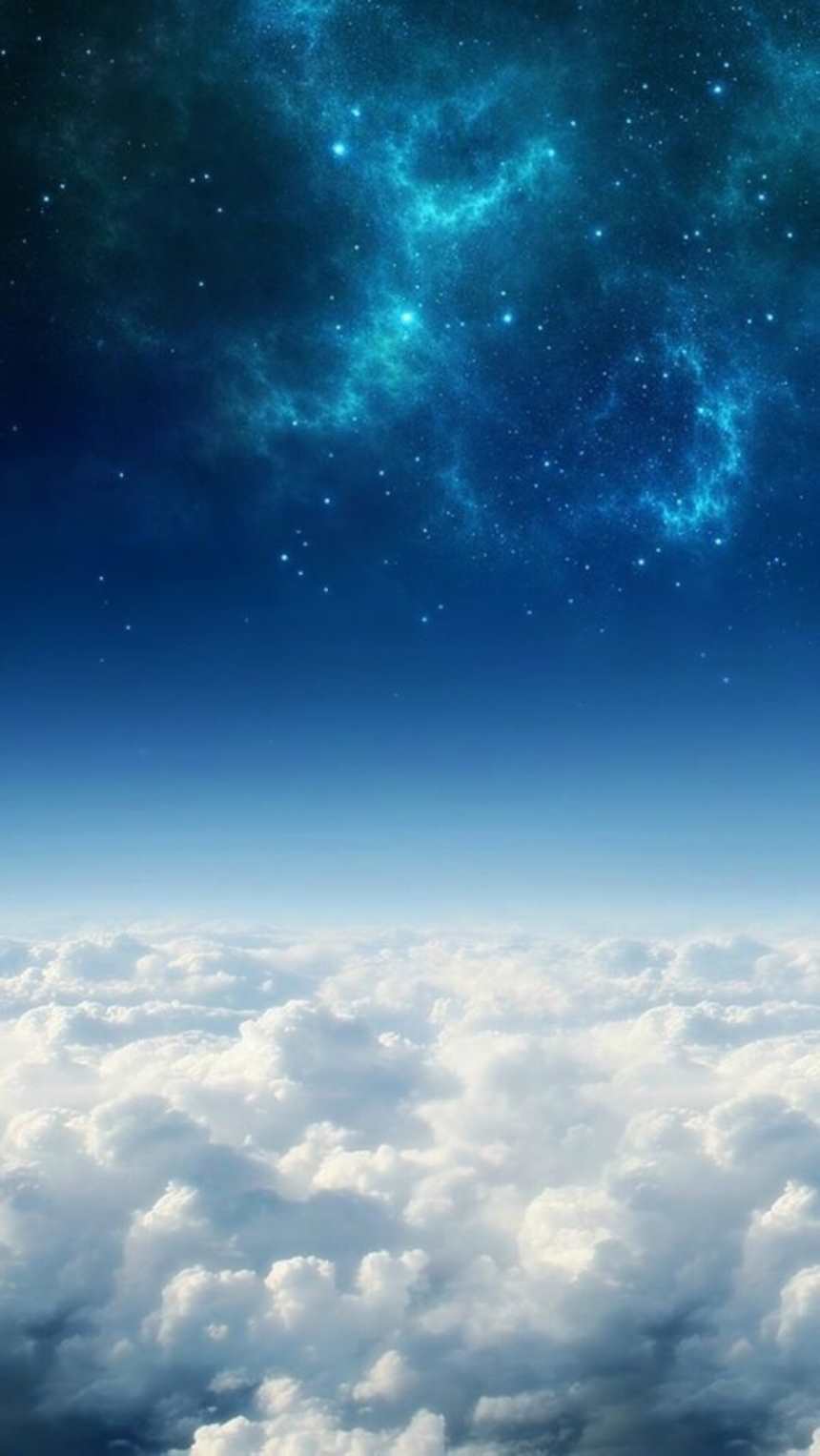 天空云海和星空一起的手机壁纸动漫(点击浏览下一张趣图)