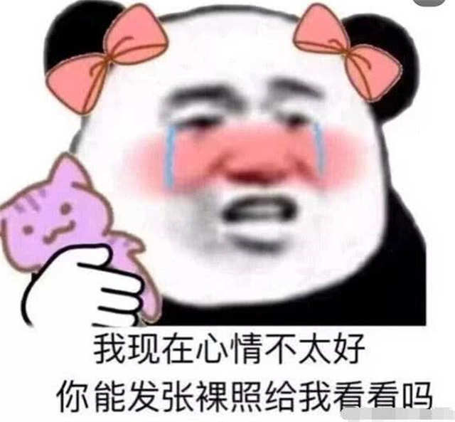 我现在心情不好你能发张裸照给我看看吗