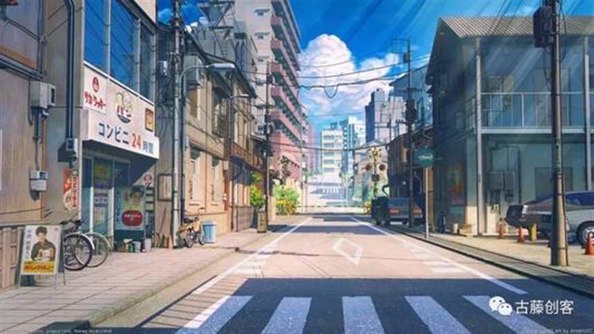日本动漫街道场景图(点击浏览下一张趣图)