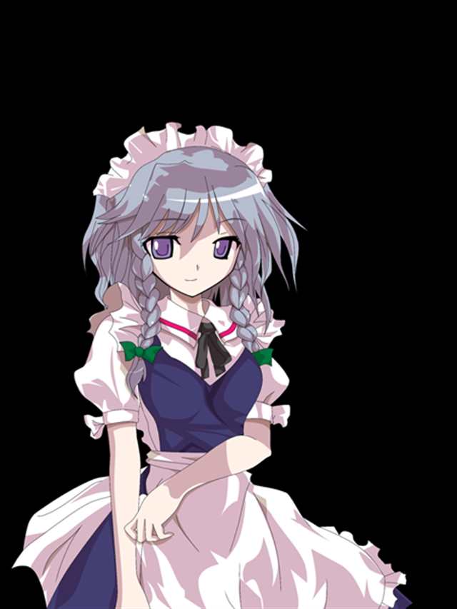 十六夜咲夜黄昏风立绘izayoi sakuya  