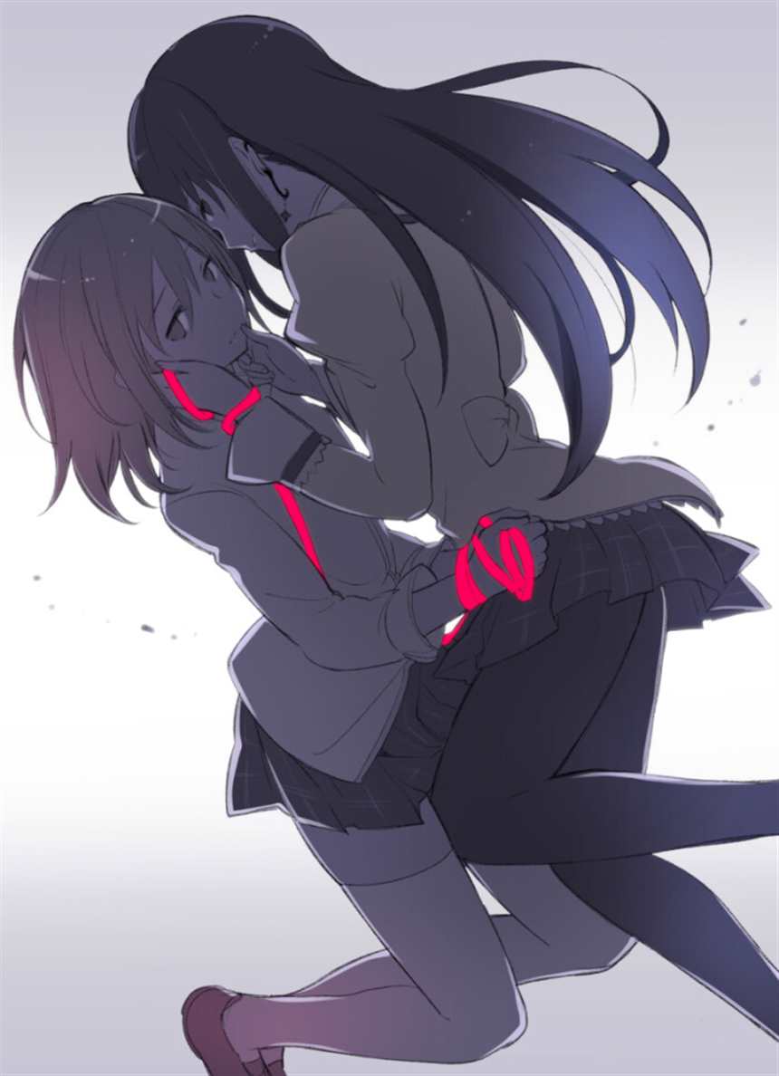 晓美焰 鹿目圆香  双人图 百合(点击浏览下一张趣图)