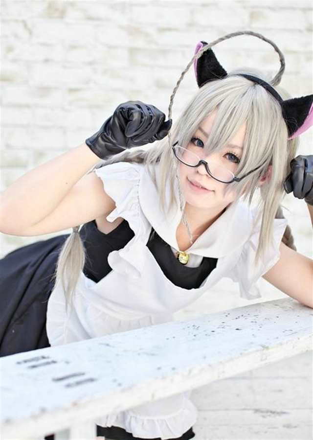 猫耳女仆制服超萌cosplay非主流美女(点击浏览下一张趣图)