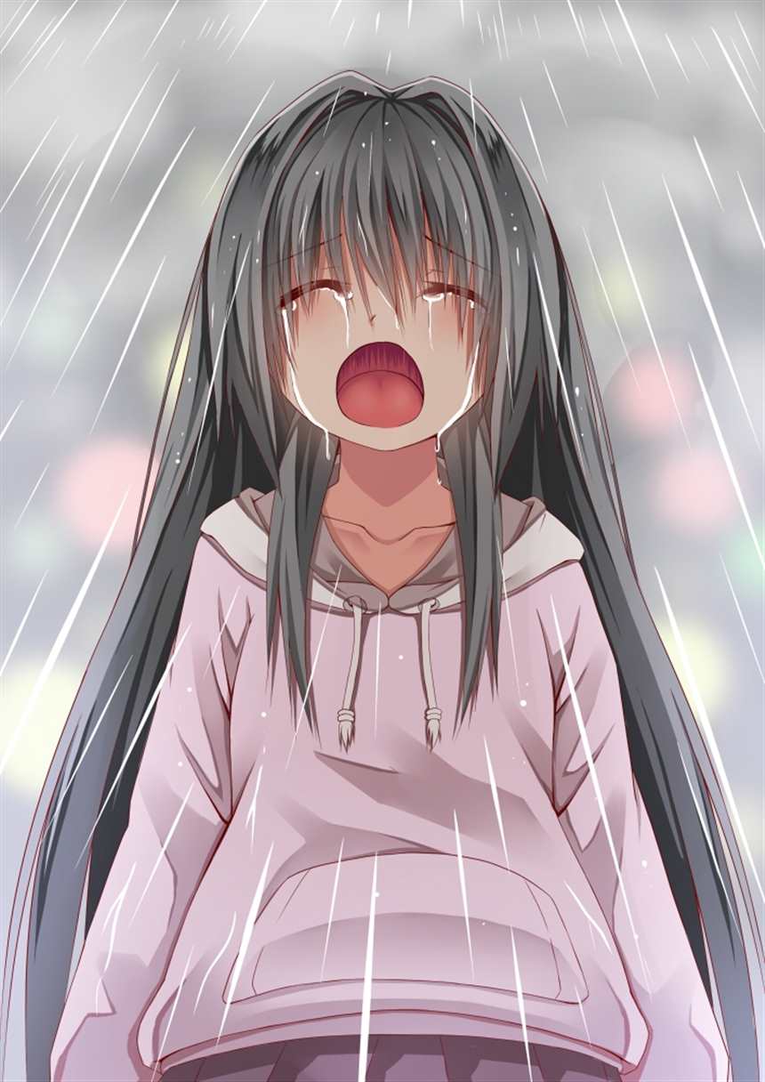 雨中哭泣动漫头像女生(点击浏览下一张趣图)