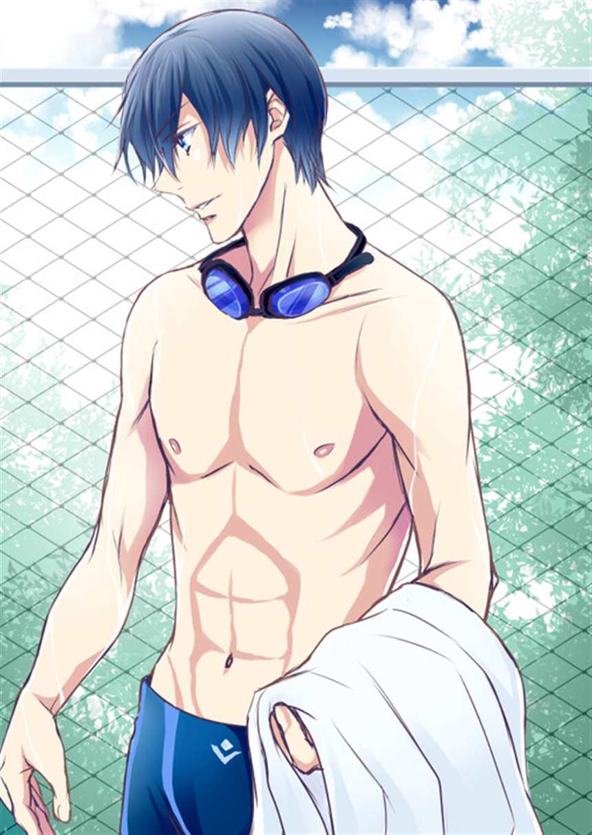 free!男子游泳部.(点击浏览下一张趣图)