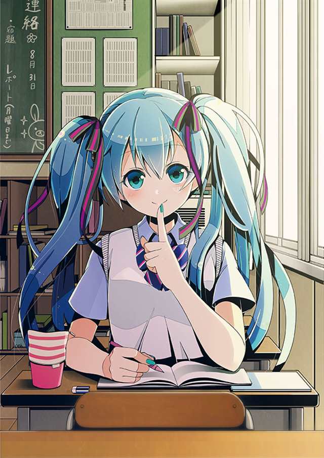 jk校服初音未来壁纸