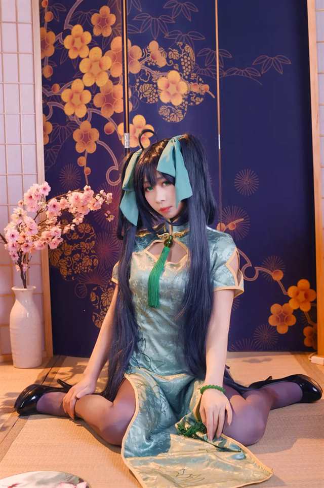 王者荣耀孙尚香同人旗袍cosplay