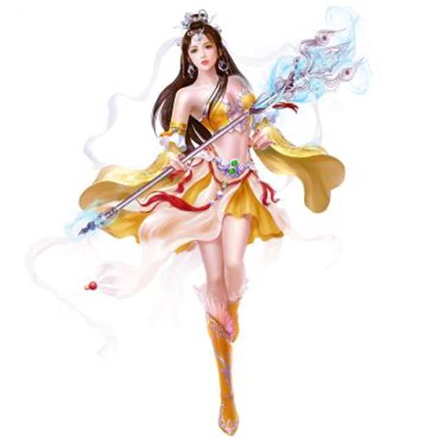 3d古风美女 魔法师 亭亭玉立(点击浏览下一张趣图)