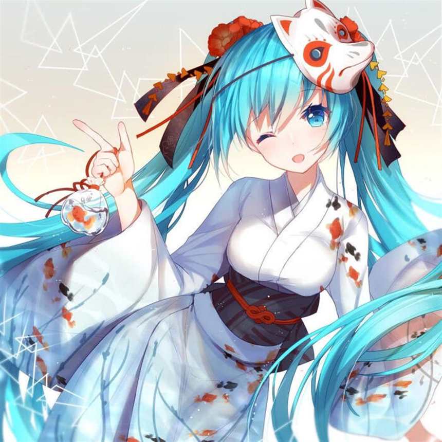 二次元,初音未来,萌萌哒,美美哒