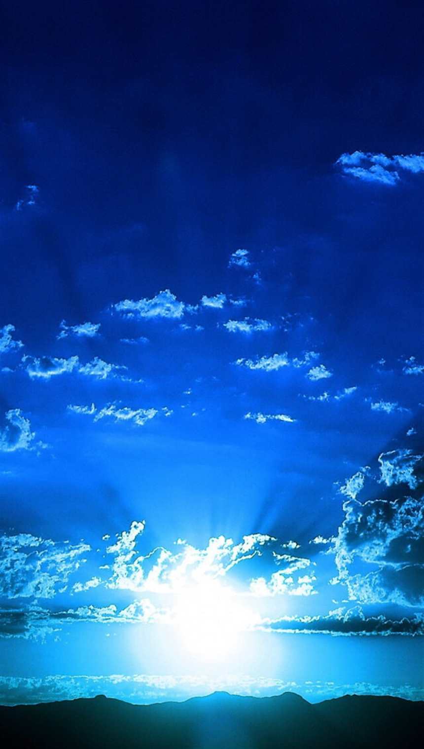 blue sunset iphone 5s wallpaper(点击浏览下一张趣图)
